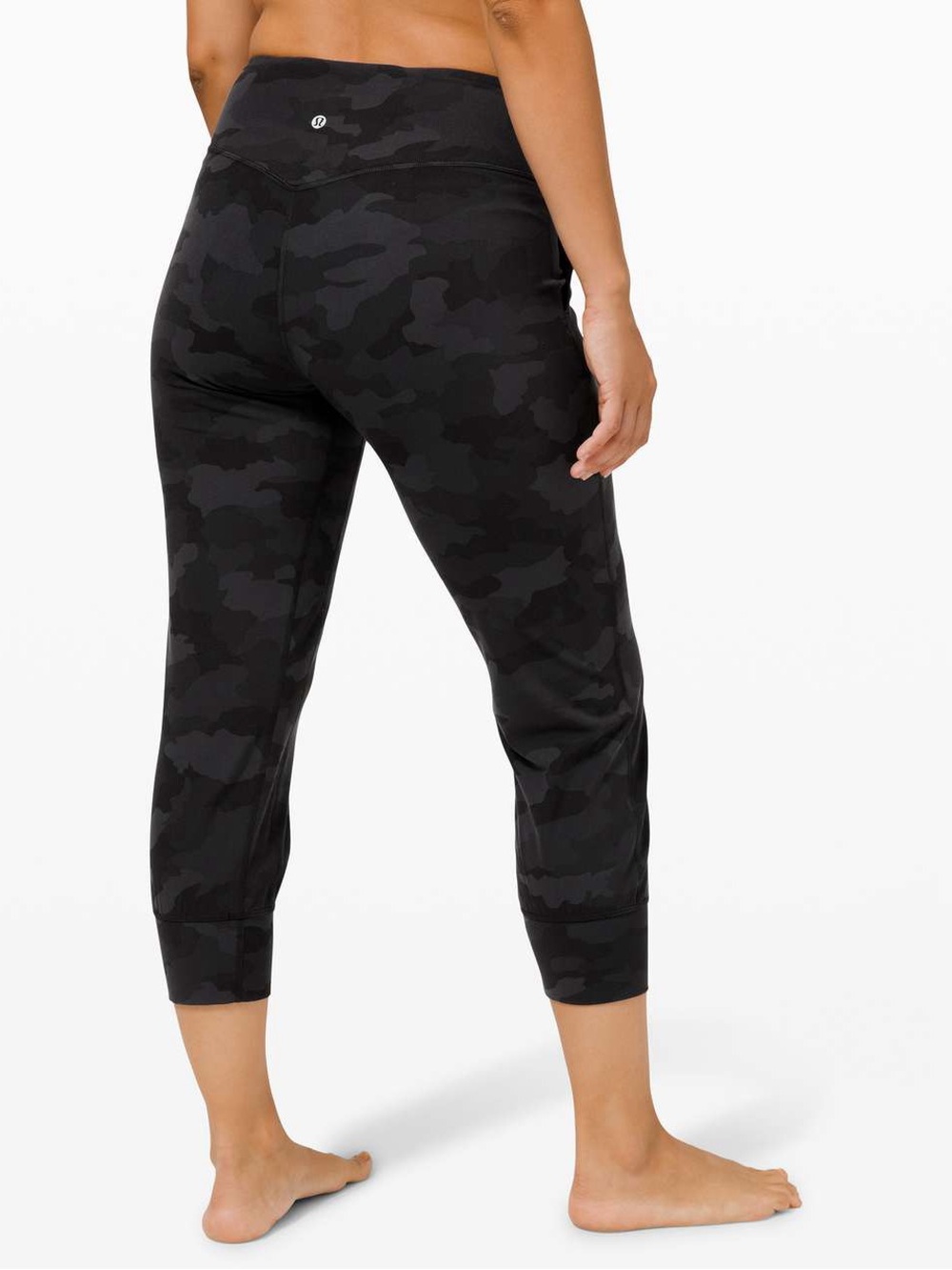 🖤 Lululemon Align‎ Jogger Crop 23" Heritage 365 Camo Deep Coal Multi Size 10